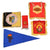 Original German Democratic Republic DDR Cold War School Trumpet Banner & Sash Lot - 5 Total