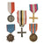 Original Polish WWI & Cold War Era Polish-American Veterans Association SWAP Commemorative Medals & Crosses with Józef Piłsudski Medal - Lot of 5