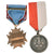 Original Polish WWI & Cold War Era Polish-American Veterans Association SWAP Commemorative Medals & Crosses with Józef Piłsudski Medal - Lot of 5