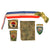 Original Cuban Bay of Pigs Invasion Brigade 2506 Patch Lot with Dedication Uniform Scrap, Original Eagle Cuba Patch & 2506 Scroll, with Veteran Patch Copies Original Items