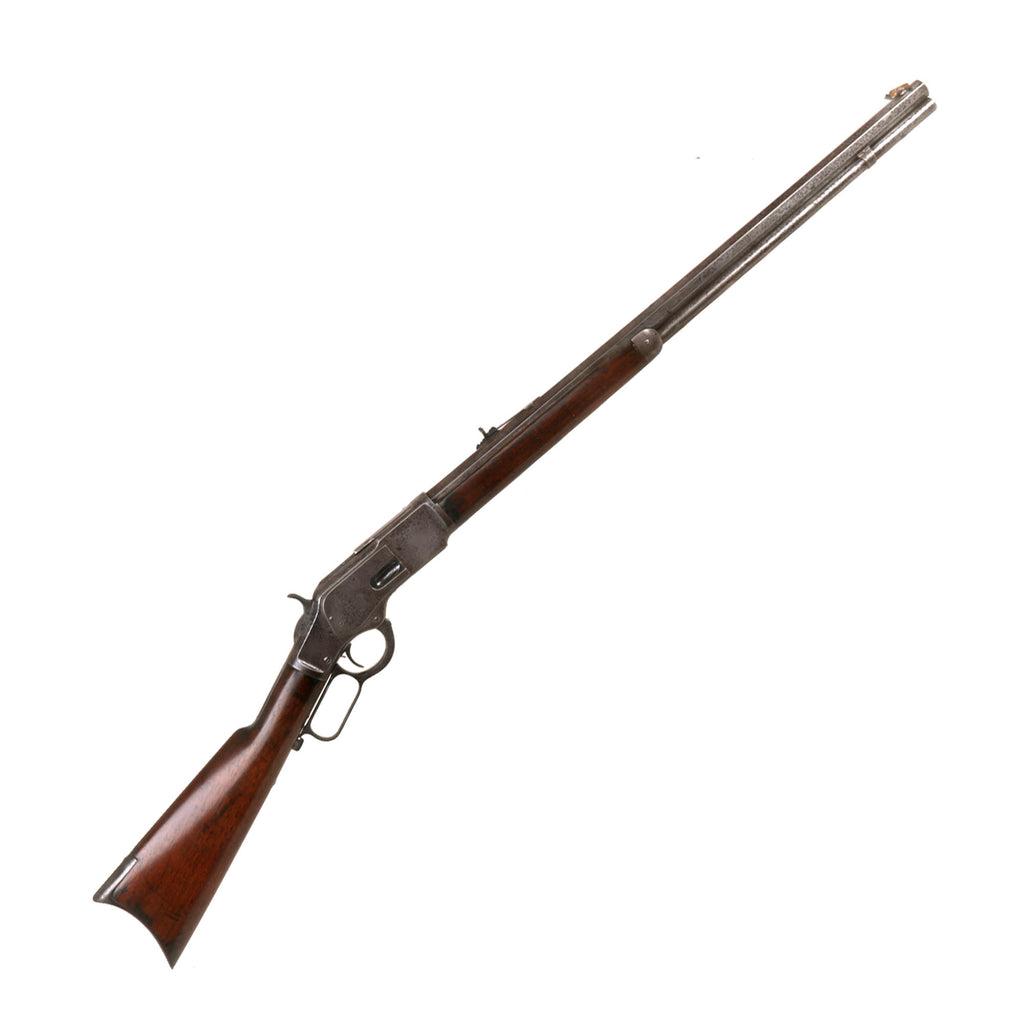 Original U.S. Winchester Model 1873 .44-40 Repeating Rifle with Special Order 26" Octagonal Barrel & Set Trigger Made in 1884 - Serial 153690A Original Items