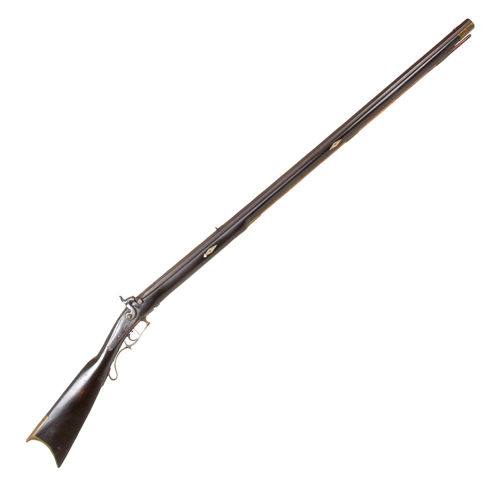 Original U.S. Kentucky Full Stocked .41cal Percussion Rifle with R. & W.C. Biddle & Co. Lock and Set Trigger - Circa 1845 Original Items