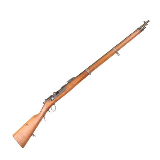 Original Portuguese Kropatschek M.1886 Infantry Rifle by ŒWG Steyr Dated 1886 with Flame Figured Stock - Serial X587 Original Items