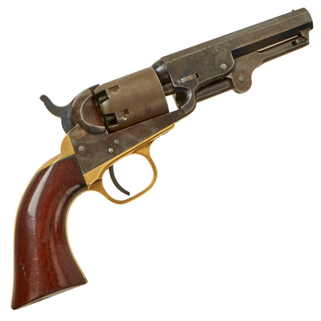 Original U.S. Indian Wars Era Excellent Colt M1849 Pocket Percussion Revolver with 4" Barrel & Cylinder Scene Made in 1868 - Matching Serial 305997 Original Items