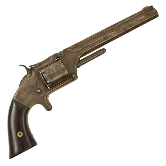 Original U.S. Civil War Smith & Wesson Model 2 Army .32cal Revolver with 6" Barrel - Matching Serial 4638 Original Items