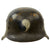 Original WWII USGI Captured 29th Infantry Division Personalized Souvenir Painted German M42 Steel Helmet - Stamped NS64 Original Items
