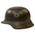 Original WWII USGI Captured 29th Infantry Division Personalized Souvenir Painted German M42 Steel Helmet - Stamped NS64 Original Items