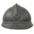 Original French WWI Issue Model 1915 Infantry Adrian Helmet in Horizon Blue with Scarce 1st Pattern Liner & Chinstrap (Copy) Original Items