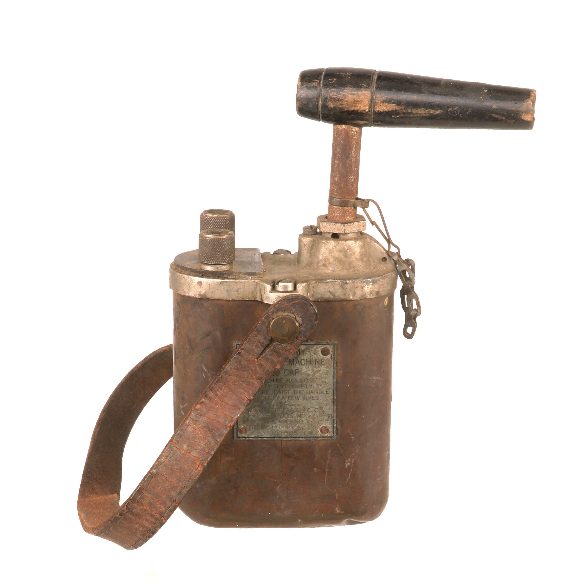 Original U.S. WWII D-Day Army 10 Cap Blasting Machine by White-Rodgers ...