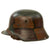 Original Imperial German WWI Panel Camouflage M16 Stahlhelm Helmet with Liner & Chinstrap - Stamped K 64 Original Items