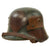 Original Imperial German WWI Panel Camouflage M16 Stahlhelm Helmet with Liner & Chinstrap - Stamped K 64 Original Items
