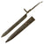 Original Austrian WWI Ersatz Bayonet with Scabbard & Unit Markings for the M1895 Mannlicher Rifle Original Items