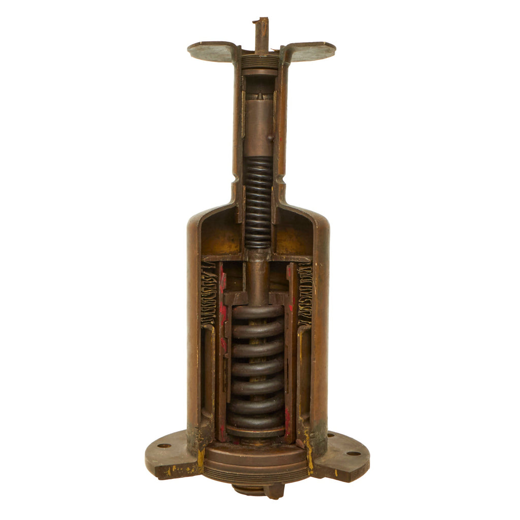 Original U.S. WWII Inert Navy Torpedo Cutaway Fuze by Y.S.&L. Co. - Dated 1941 Original Items