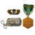 Original U.S. Vietnam War 5th Special Forces Group Engraved Purple Heart, Air Medal, & Bronze Star Grouping with Service Record, Certificates & Armed Forces Card - Robert Dean Byrne Original Items