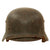 Original German WWII Heer Army M35 Single Decal Steel Helmet with 56cm Liner & Torn Chinstrap - Q64 Original Items