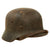 Original German WWII Heer Army M35 Single Decal Steel Helmet with 56cm Liner & Torn Chinstrap - Q64 Original Items