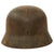 Original German WWII Heer Army M35 Single Decal Steel Helmet with 56cm Liner & Torn Chinstrap - Q64 Original Items