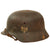 Original German WWII Heer Army M35 Single Decal Steel Helmet with 56cm Liner & Torn Chinstrap - Q64 Original Items
