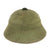 Original Vietnam War North Vietnamese Army (NVA) Pith Helmet with Soldier Artwork Carving - Correct Wartime 1960s Construction Original Items