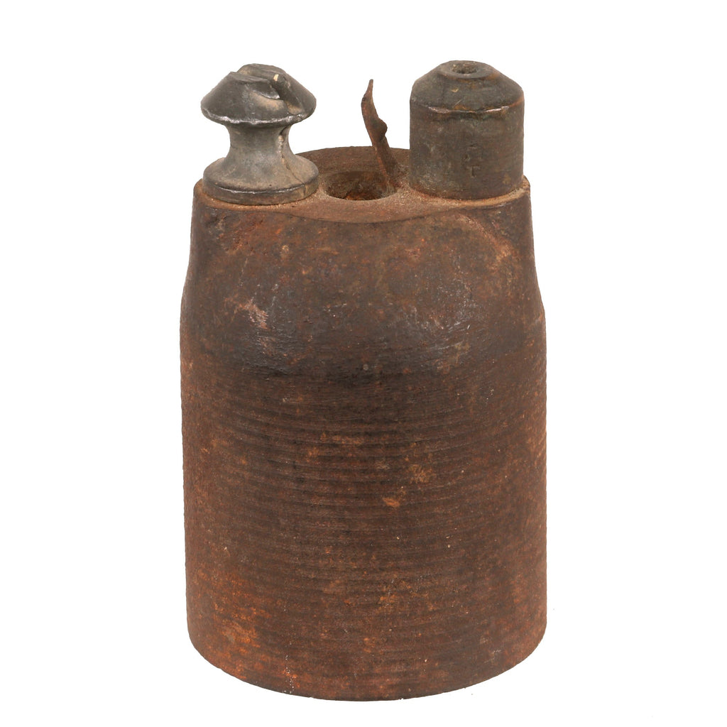 Original Rare French WWI & WWII Viven-Bessière “VB” Rifle Fragmentation Grenade - Inert Original Items
