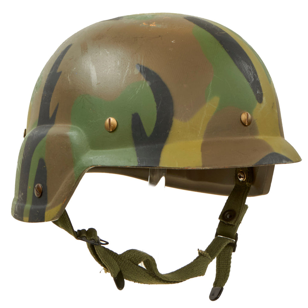 Original U.S. Late 1970s Early Personnel Armor System for Ground Troops Experimental PASGT Ceramic “Fritz” Helmet Original Items
