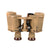 Original German WWII 6x30 Dienstglas Binoculars in “Ordnance Tan” by Swarovski with Bakelite Case - Dated 1943 Original Items