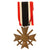 Original German WWII War Merit Cross 2nd Class with Swords by Deschler & Sohn with Named Award Document - KvKII Original Items