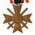 Original German WWII War Merit Cross 2nd Class with Swords by Deschler & Sohn with Named Award Document - KvKII Original Items