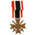 Original German WWII War Merit Cross 2nd Class with Swords by Deschler & Sohn with Named Award Document - KvKII Original Items
