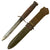 Original U.S. WWII M3 Fighting Knife by CASE with Updated M8 Scabbard by B.M. Co. Original Items