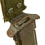 Original U.S. WWII M4 Bayonet for the M1 Carbine by IMPERIAL with M8A1 Scabbard by Pennsylvania Working Home for the Blind Original Items
