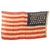 Original U.S. Pre-WWI 1907-1912 46 Star Multi-Piece Cloth National Flag by Horstmann of Philadelphia - 3 x 5 Feet Original Items