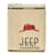 Original U.S. WWII Jeep Brand Cigarette Wrapper with Pennsylvania Tax Stamp - Filled for Display Original Items