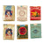 Original U.S. WWII Cigarette Pack Wrappers Filled for Display - Lot of Six Original Items