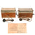 Original Japanese WWII U.S. G.I. Captured Pair of Imperial Japanese Army Type 92 Field Telephones with Capture Paper - 323rd Engineer Battalion Original Items