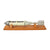 Original U.S. Vietnam War INERT 81mm M57A1 White Phosphorus Mortar Cutaway M301A2 Round with Fuze on Custom Display Stand Original Items