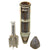 Original U.S. Vietnam War INERT 81mm M57A1 White Phosphorus Mortar Cutaway M301A2 Round with Fuze on Custom Display Stand Original Items