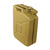 Original German WWII Tropical Tan Repainted Wehrmacht 20 Liter Petrol Jerry Can by Schwelmer Eisenwerke, Müller & Co. - Dated 1943 Original Items