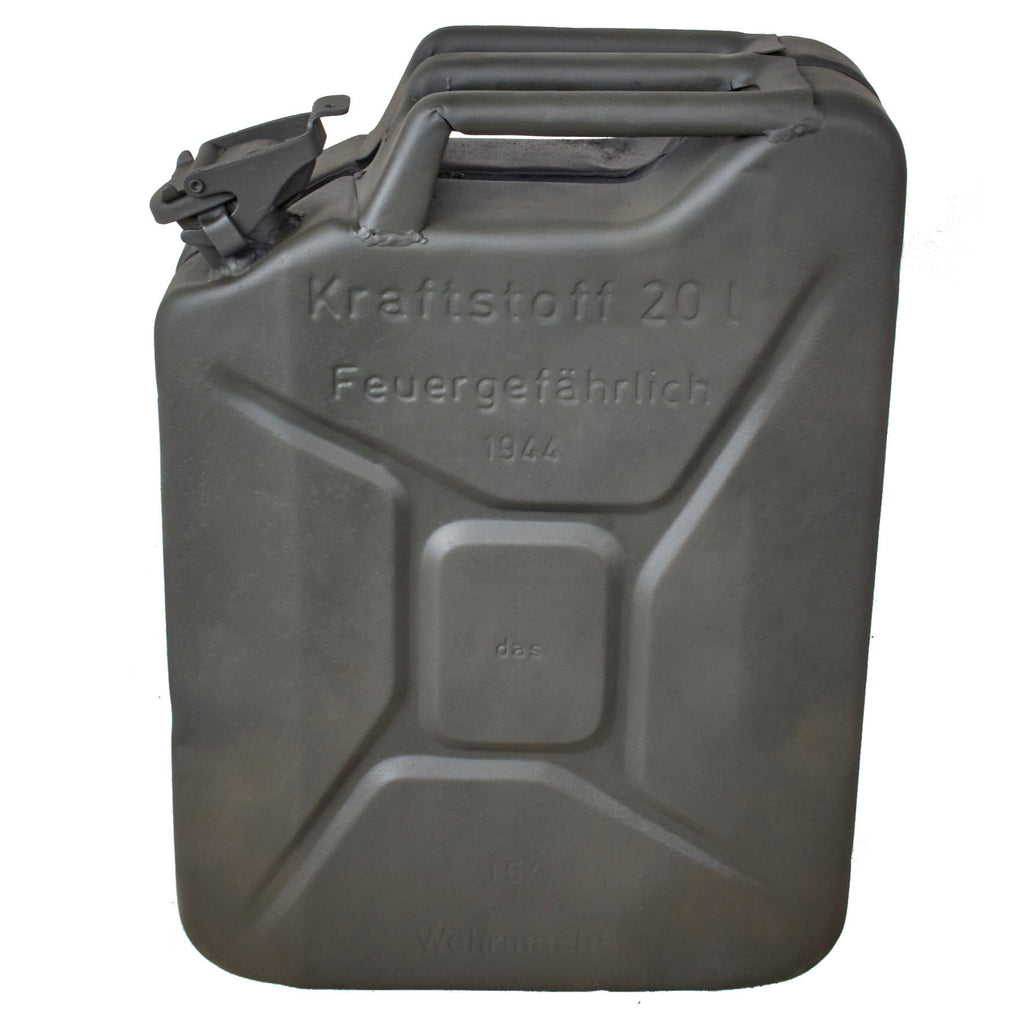 Original German WWII Wehrmacht 20 Liter Petrol Jerry Can by das - Repainted - Dated 1944 Original Items