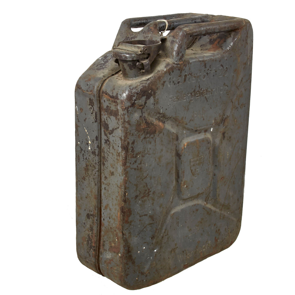 Květen 1945 Original German WWII Wehrmacht 20 Liters Petrol Jerry Can by