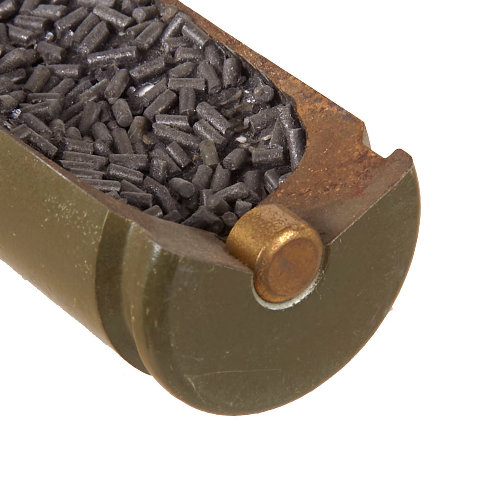 Original U.S. Cold War Era Inert 25mm TPDS-T M910 Round Set with Cutaw ...
