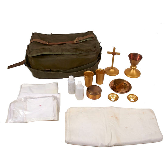 Original U.S. Vietnam War Type 2 Protestant Chaplain’s Kit with Partial Contents Original Items