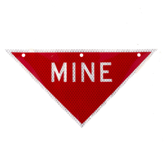 Original U.S. GWOT Era EOD Mine Marker - 5¾ x 11⅜” Original Items