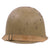 Original Israeli War of Attrition (1967 to 1973) Modified French Modèle 1951 Helmet with Desert Camouflage Paint - Liner & Chinstrap