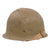 Original Israeli War of Attrition (1967 to 1973) Modified French Modèle 1951 Helmet with Desert Camouflage Paint - Liner & Chinstrap