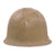Original Israeli War of Attrition (1967 to 1973) Modified French Modèle 1951 Helmet with Desert Camouflage Paint - Liner & Chinstrap
