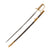 Original Japanese WWII Named Navy Officer Model 1883 Kyu-Gunto Sword with Polished Sharkskin Wooden Parade Scabbard Original Items