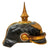 Original WWI Imperial German Baden Complete M1895 Landwehr Reserve Infantry Officer’s Pickelhaube Spiked Helmet - Size 55