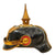 Original WWI Imperial German Baden Complete M1895 Landwehr Reserve Infantry Officer’s Pickelhaube Spiked Helmet - Size 55