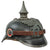 Original Imperial German WWI Grand Duchy of Baden M1915 Infantry EM/NCO Pickelhaube Helmet with Reproduction Cockades & Chinstrap - Dated 1914 - Size 59 Original Items